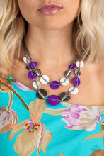Load image into Gallery viewer, Barefoot Beaches Purple Necklace