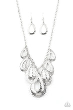Load image into Gallery viewer, Teardrop Tempest Silver Necklace