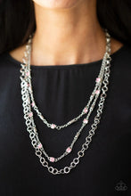 Load image into Gallery viewer, Metro Mixer Pink Necklace