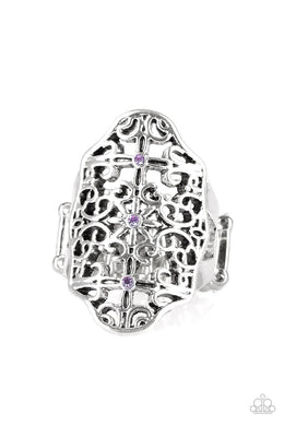 Botanical Beam Purple Ring