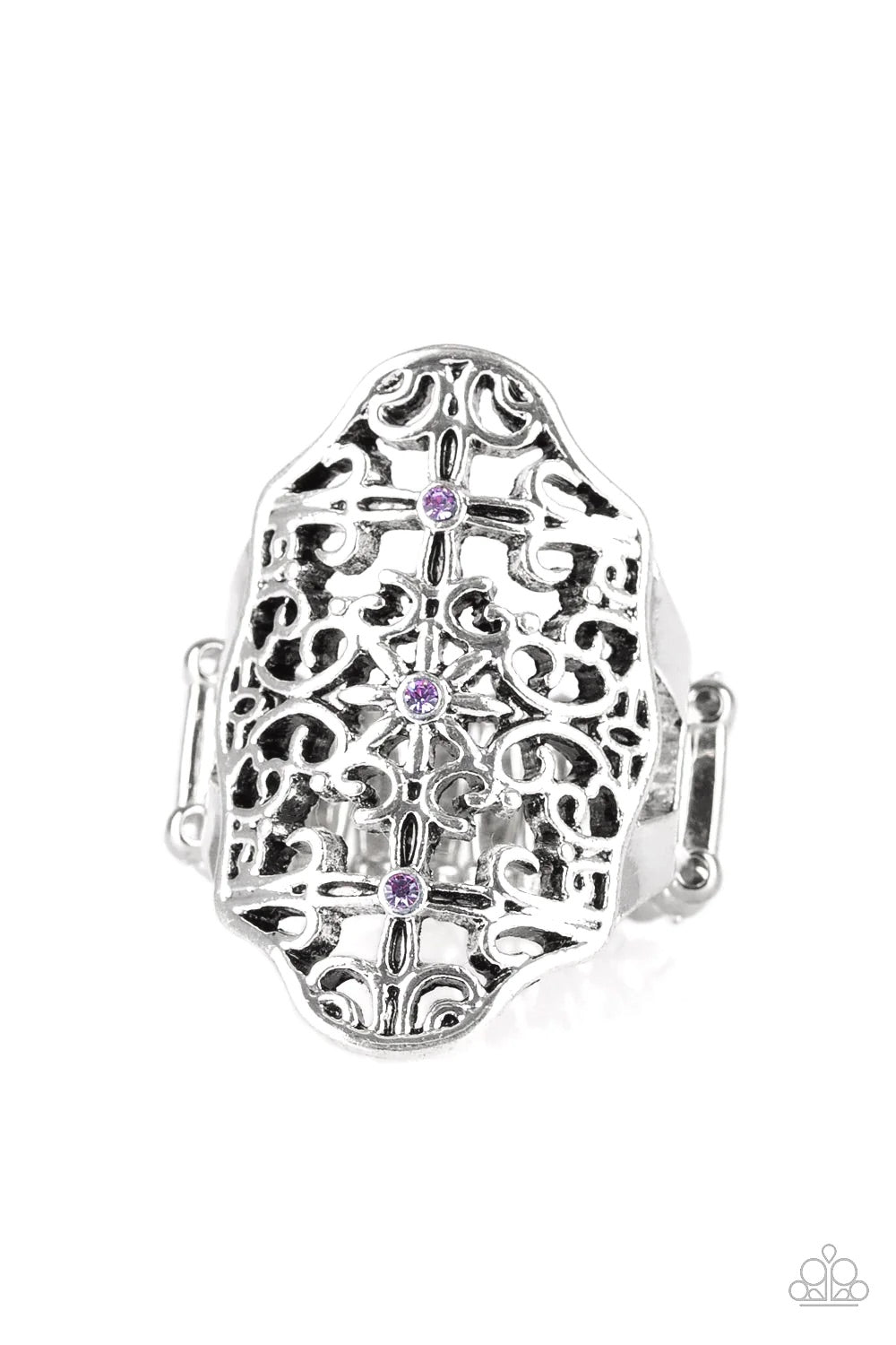 Botanical Beam Purple Ring