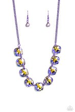 Load image into Gallery viewer, Combustible Command Purple Necklace