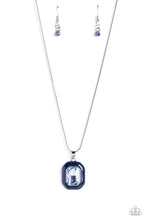 Load image into Gallery viewer, Emerald Energy Blue Necklace
