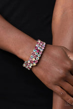 Load image into Gallery viewer, Iridescent Incantation Pink Coil Bracelet