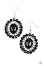 Load image into Gallery viewer, Dolled Up Dazzle Black Earrings