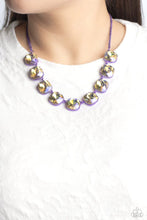 Load image into Gallery viewer, Combustible Command Purple Necklace