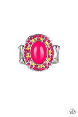 Colorfully Rustic Pink Ring