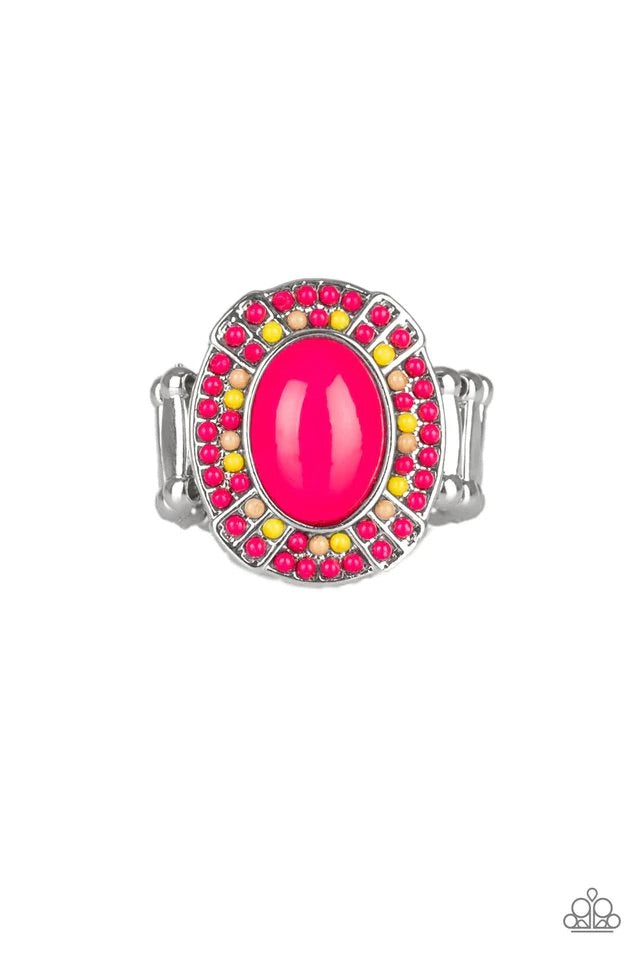Colorfully Rustic Pink Ring