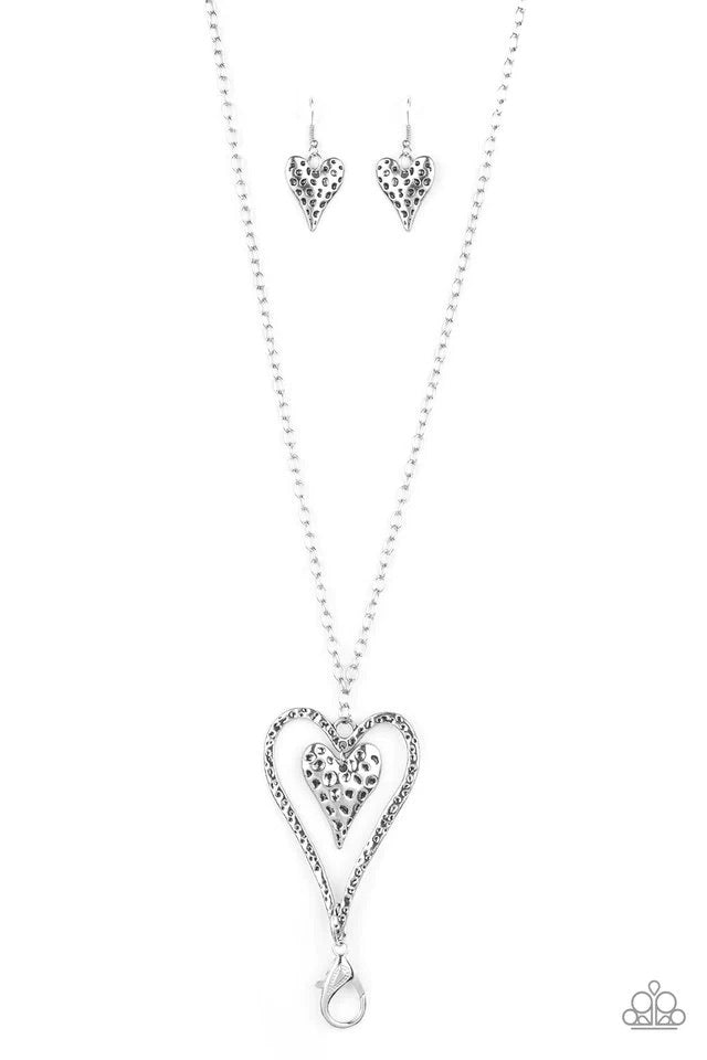 Hardened Hearts Silver Lanyard