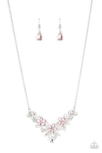 Load image into Gallery viewer, Floral Fashion Show Pink Necklace