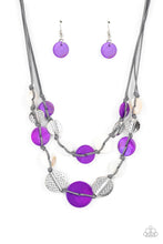 Load image into Gallery viewer, Barefoot Beaches Purple Necklace