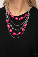 Load image into Gallery viewer, Standout Strands Pink Necklace