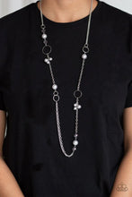 Load image into Gallery viewer, Pageant Princess Silver Necklace