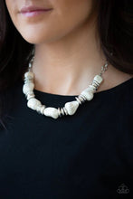 Load image into Gallery viewer, Stunningly Stone Age White Necklace