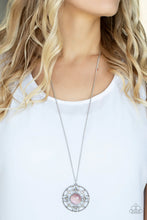 Load image into Gallery viewer, Celestial Compass Pink Necklace