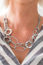 Load image into Gallery viewer, Metallic Maverick Silver Necklace