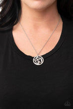 Load image into Gallery viewer, Head Spinning Sparkle Silver Necklace