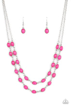 Load image into Gallery viewer, Sahara Safari Pink Necklace
