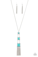 Load image into Gallery viewer, This land is Your land Blue Necklace