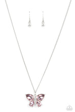 Load image into Gallery viewer, Free Flying Flutter Pink Necklace