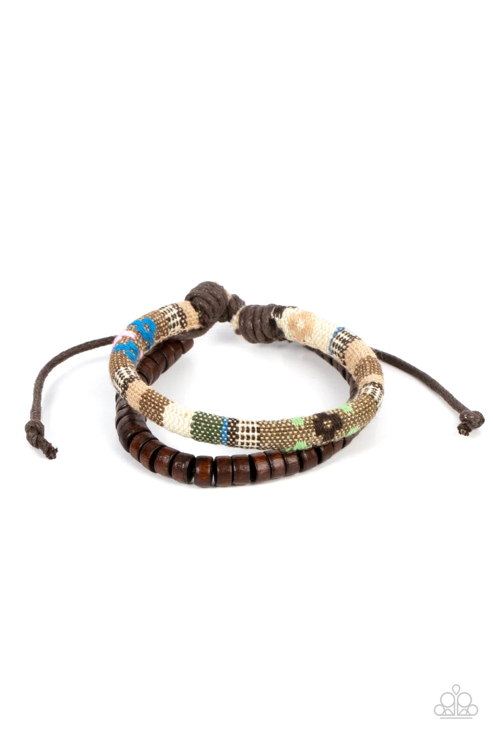 Pack Your Poncho Brown Pull Cord Bracelet