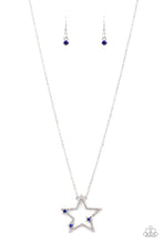 Load image into Gallery viewer, I Pledge Allegiance to Sparkle the Blue Necklace
