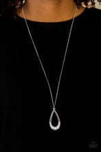Load image into Gallery viewer, Teardrop Tease White Necklace