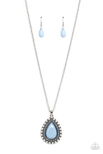 Load image into Gallery viewer, Droplet Like Its Hot Blue Necklace