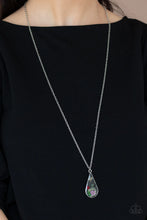 Load image into Gallery viewer, Pop Goes The Perennial Purple Necklace