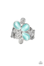 Load image into Gallery viewer, Diamond Daisies Blue Ring