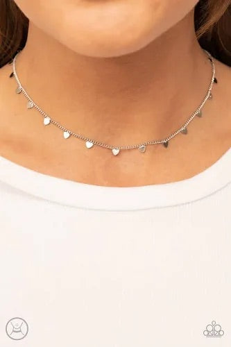 Cupid’s Cutest Valentine Silver Choker