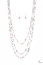 Load image into Gallery viewer, Metro Mixer Pink Necklace