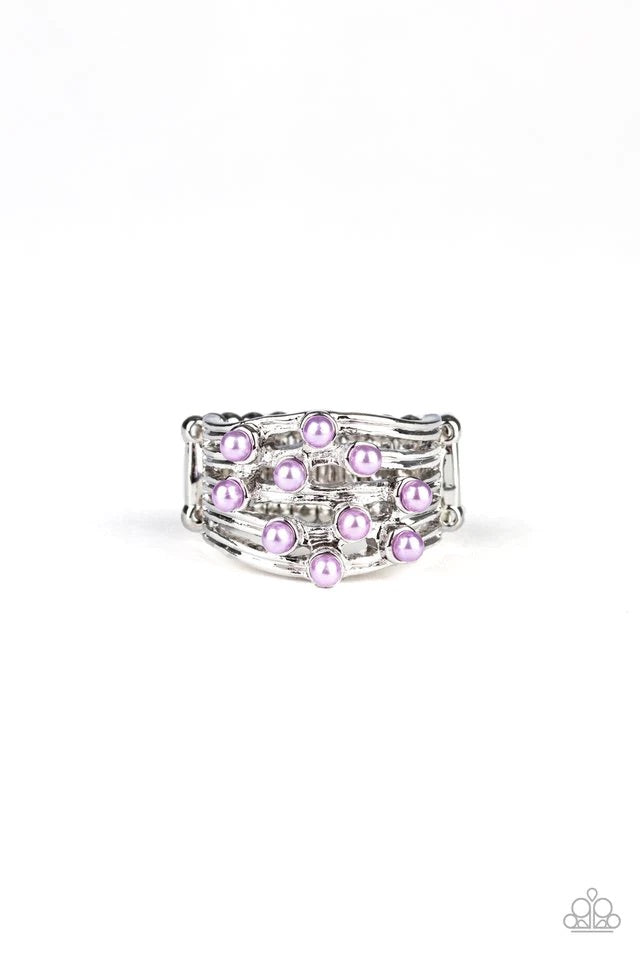 Bubbles and Baubles Purple Ring