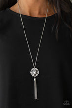 Load image into Gallery viewer, Fine Florals Silver Necklace