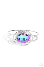 Load image into Gallery viewer, Substantial Sorceress Purple Hinged Bracelet
