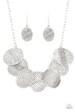 Load image into Gallery viewer, Industrial Wave Silver Necklace