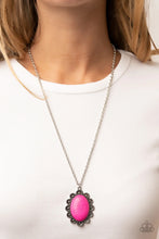 Load image into Gallery viewer, Daisy Dotted Deserts Pink Necklace