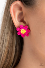 Load image into Gallery viewer, Sensational Seeds Pink Post Earrings