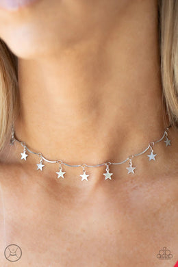 Little Miss Americana Silver Choker