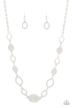 Load image into Gallery viewer, Working Oval Time Silver Necklace