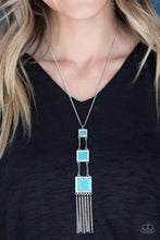 Load image into Gallery viewer, This land is Your land Blue Necklace