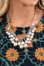 Load image into Gallery viewer, Powerhouse Pose White Necklace