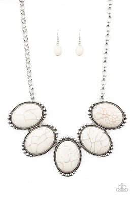 Prairie Goddess White Necklace