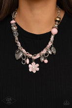 Load image into Gallery viewer, Charmed, I Am Sure Pink Necklace