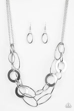Load image into Gallery viewer, Metallic Maverick Silver Necklace