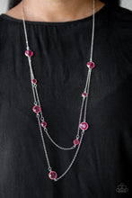 Load image into Gallery viewer, Raise Your Glass Pink Necklace