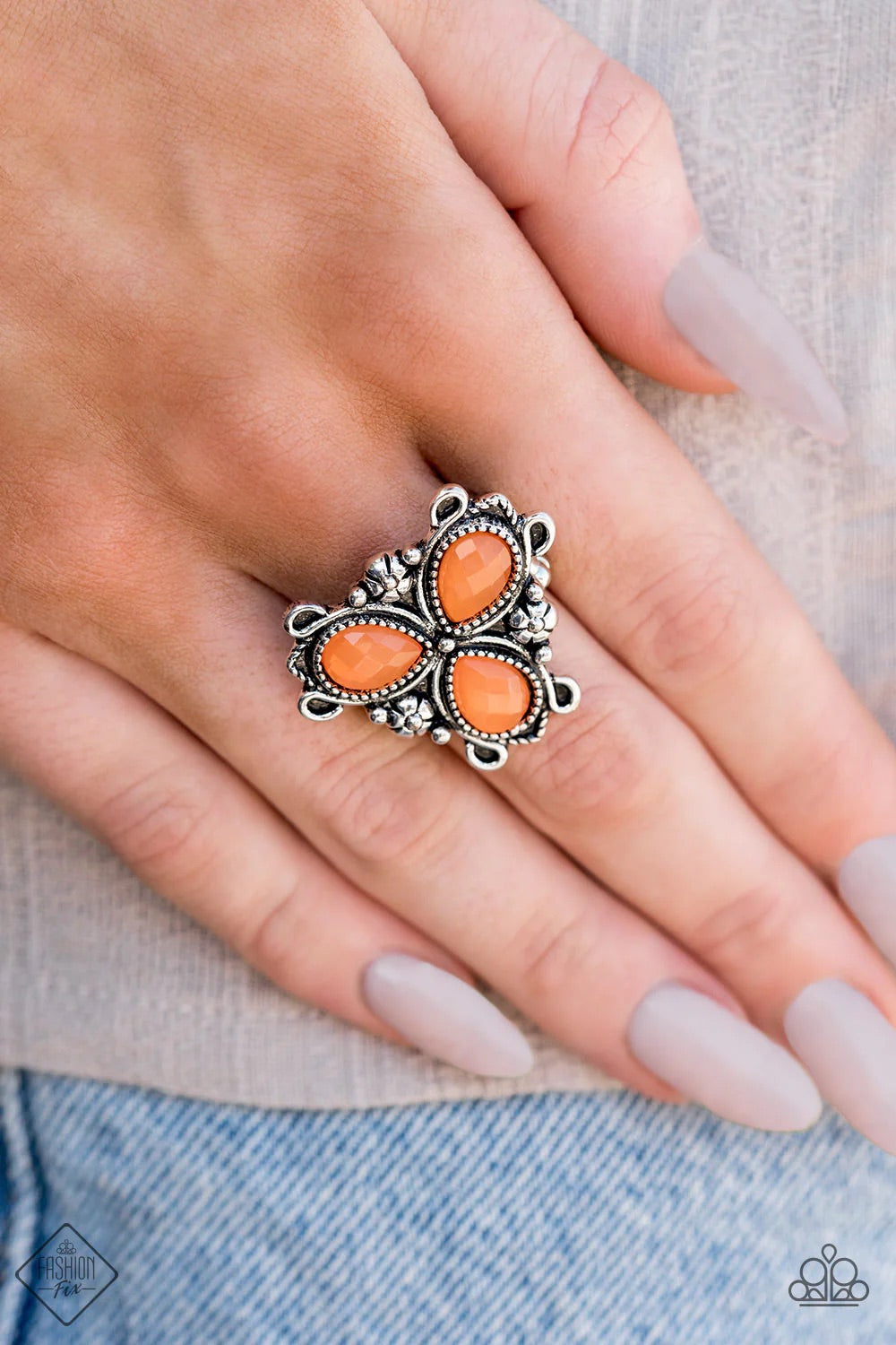 Ambrosial Garden Orange Ring