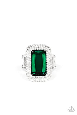 A Grand Statement Maker Green Ring