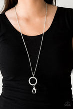 Load image into Gallery viewer, Straight to the Top White Lanyard