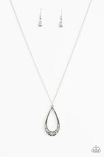 Load image into Gallery viewer, Teardrop Tease White Necklace